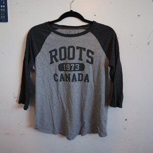 Roots Canada 3/4 Sleeve Baseball Tshirt